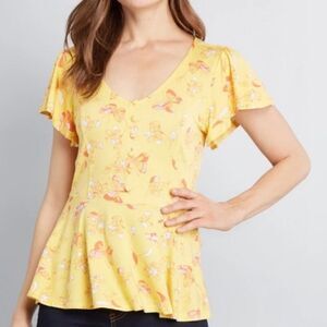 Modcloth butterfly My Little Flutter S fairycore blouse
